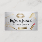 Kaart verwijzing | Modern Gold en Silver Beauty Sa (Voorkant)