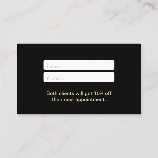 Kaart verwijzing | Modern Gold Script en ananas (Achterkant)