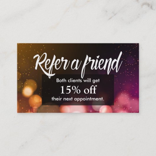 Kaart verwijzing | Modern Sparkles Salon Spa (Voorkant)