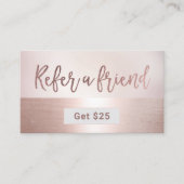 Kaart verwijzing | Moderne Roos Gold Dentist Denta (Voorkant)