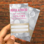 Kaart verwijzing | Moderne zilver- en Gold Hair-li