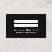 Kaart verwijzing | Red Lips Pattern Makeup Artist (Achterkant)