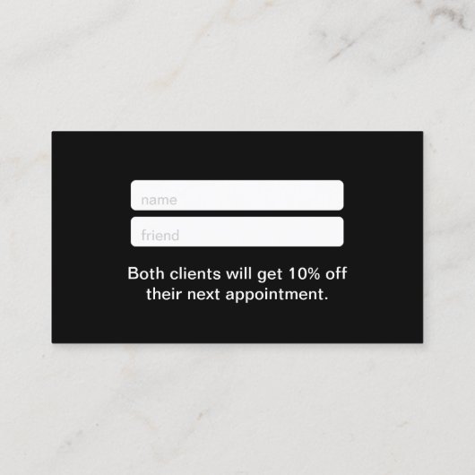 Kaart verwijzing | Red Lips Pattern Makeup Artist (Achterkant)