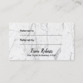 Kaart verwijzing |Roos Gold White Marble Beauty Sa (Achterkant)