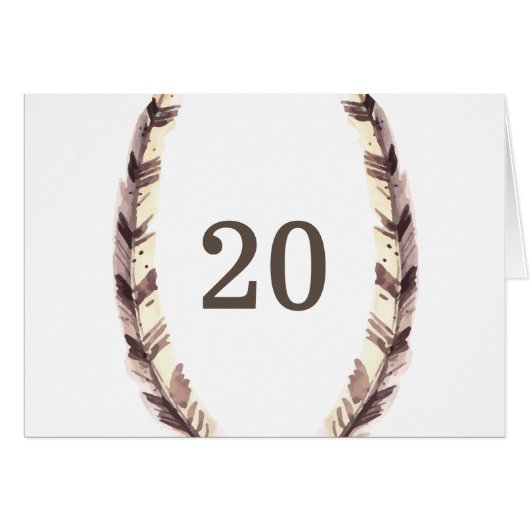 Kaart Vetrand tabelnummer (Voorkant Horizontaal)