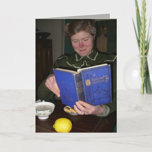 Kaart —Victoriaans boekenquote binnenin (Voorkant)