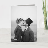 Kaart - Victoriaans, kus, liefdesgedicht (Voorkant)