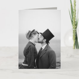 Kaart - Victoriaans, kus, liefdesgedicht