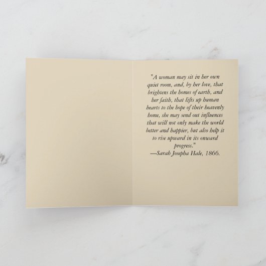 Kaart—Victoriaans quote binnen Kaart (Binnen)