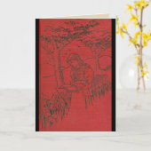 Kaart - Victoriaans quote binnen over lezen (Gele Bloem)