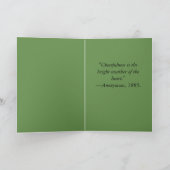 Kaart —Victoriaans vrolijkheid quote binnen (Binnen)