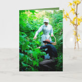 Kaart —Victoriaans vrolijkheid quote binnen (Gele Bloem)