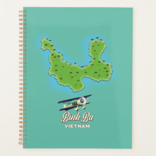 kaart Vietnam van Bình Ba Island Planner