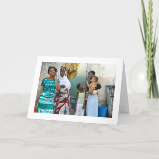 Kaart, "Vijf Meisjes en Vrouwen " Kaart