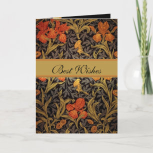 Kaart Vintage Print William Morris 3