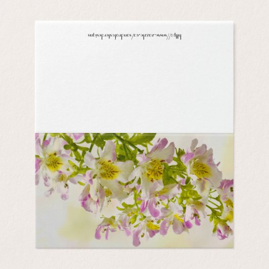 Kaart vlinder (Buitenkant ongevouwen)