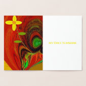 kaart "Vloed uit boomstam" Folie (Binnen)