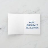 Kaart - Vogelvliegtuig in vlucht (Binnen)