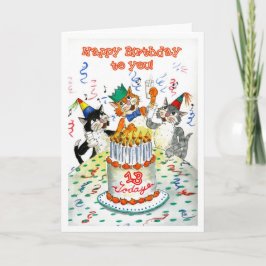 Kaart voor 13 jaar