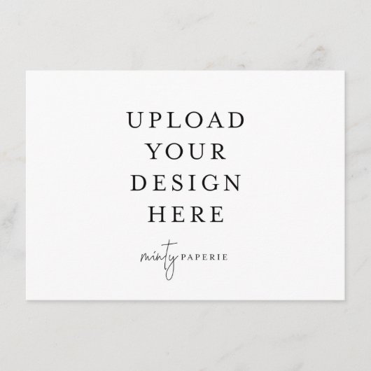 kaart voor 4,5 x 6,25-inch behuizing - Liggend (Voorkant)