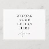 kaart voor 4,5 x 6,25-inch behuizing - Liggend (Achterkant)