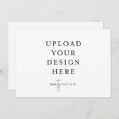 kaart voor 4,5 x 6,25-inch behuizing - Liggend (Voorkant / Achterkant)