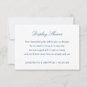 Kaart voor aangepaste kleuren weergeven met Shower (Voorkant)