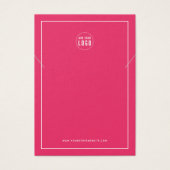 Kaart voor aangepaste kleurenweergave van Logo-ran (Voorkant)