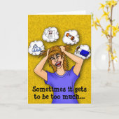 Kaart voor aanmoediging van zorgverleners (Gele Bloem)