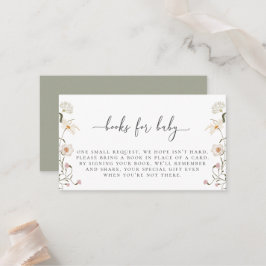 Kaart voor aanvraag van een Wildflower Book Plaatskaartje