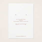 Kaart voor Abstracte pasteien voor juwelen (Achterkant)