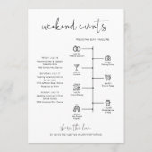 Kaart voor ADELLA Modern Minimum Welcome Letter-ti (Achterkant)