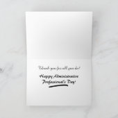 Kaart voor administratieve professionals (Binnen)