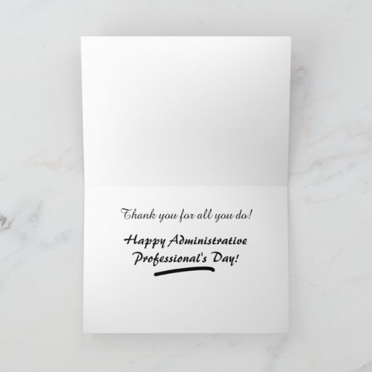 Kaart voor administratieve professionals (Binnen)