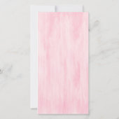 Kaart voor adoptie roze - een eeuwig familielamp (Achterkant)