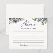 Kaart voor advies over Vrijgezellenfeest en eucaly (Voorkant / Achterkant)