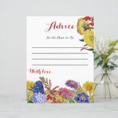 Kaart voor advies over wilde Baby showers (Staand voorkant)