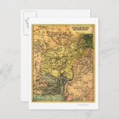 Kaart voor Afghanistan en omringende landen (Voorkant / Achterkant)