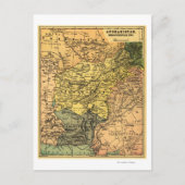 Kaart voor Afghanistan en omringende landen (Voorkant)