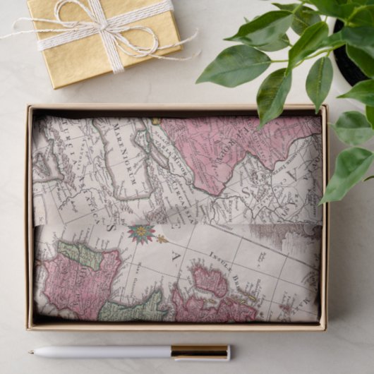  kaart voor Afrika Tissuepapier (Geschenk)