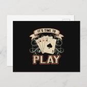 Kaart voor afspelen dag poker Ace Casino Game Gift (Voorkant / Achterkant)