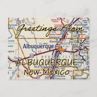  kaart voor Albuquerque NM