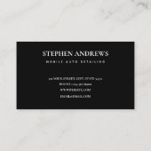 Kaart voor automatische reparatie van automatische visitekaartje (Achterkant)