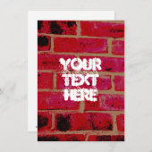  kaart voor bakstenen (Voorkant / Achterkant)