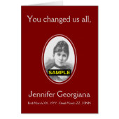 Kaart voor basis- en persoonlijke gepersonaliseerd (Voorkant)