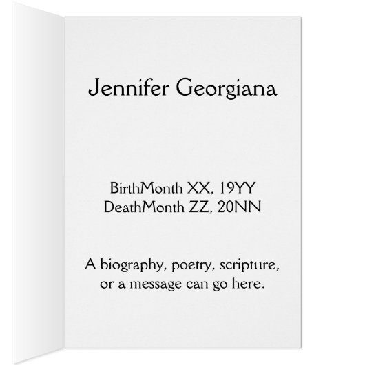 Kaart voor basis- en persoonlijke gepersonaliseerd (Binnen (Rechts))