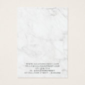 Kaart voor beeldscherm met Ketting met marmer-oorr (Achterkant)