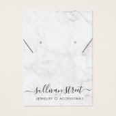 Kaart voor beeldscherm met Ketting met marmer-oorr (Voorkant)