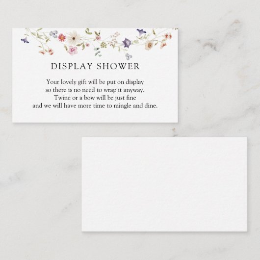 Kaart voor behuizing voor Wilde-blowerdisplay (Voorkant / Achterkant)