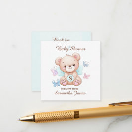 Kaart voor berichtenbehuizing baby shower Book